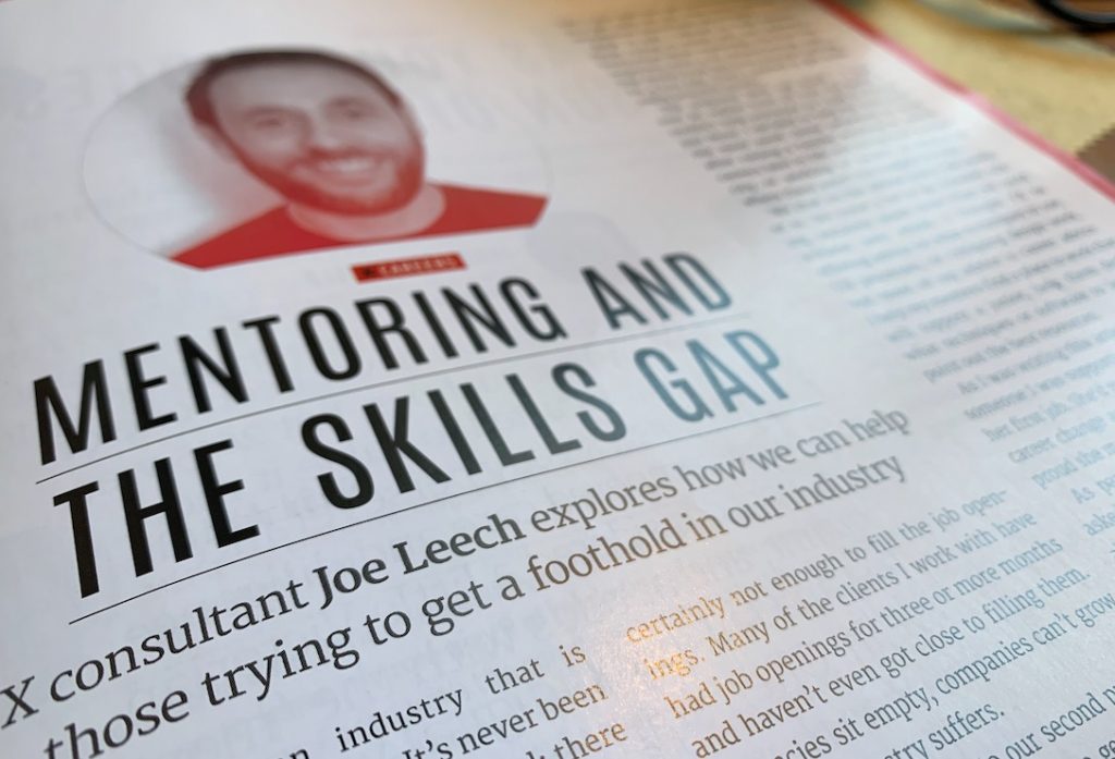 mentoring and the skills gap Joe in nutmeg